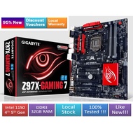 Socket 1150 (Like New ) (100% Tested) Intel LGA1150 Gigabyte MSI Asus B85 Z87 H97 Z97 Gaming Motherb