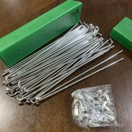 10 X 164 OSK STAINLESS STEEL MOTORCYCLE SPOKES CHROME SPOKES