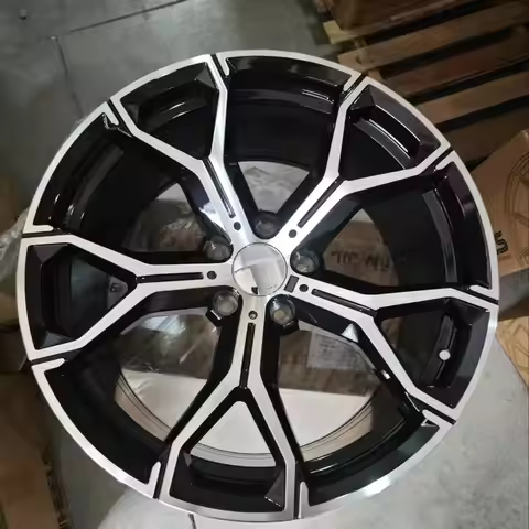 TP Rep Five Spoke Alloy Car Wheel Rim 20 inch 9j 10.5j ET35/37/40 PCD 5X120/112 Gray/Black Machine F