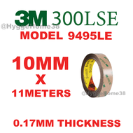 3M Thin Double Sided Tape 300LSE Transparent Adhesive PET 9495LE Low Surface Energy Acrylic Adhesive