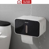 Ecoco Rectangular Toilet Paper Holder - Extremely Strong Sticker Included
