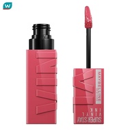 ☬Maybelline เมย์เบลลีน นิวยอร์ก ซุปเปอร์สเตย์ ไวนิล อิ้งค์ ลิป 4.2มล 160 Sultry❉