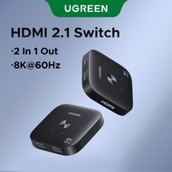 UGREEN HDMI Switch 2 In 1 Out 8K@60Hz 4K@120Hz 1080P@240Hz | High Refresh Rate | Wide Compatibility 