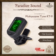 Guitar Tuner Acoustic Guitar Ukulele Bass Violin Chromatic 12-ET Electronic Multi-Purpose Tuner KT-15