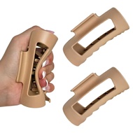 Cloud Clip,Square Frosting Hair Soft Claw Clips for Women,Flexible Clawclip for Thick Hair,Lightweig