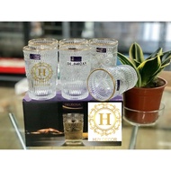 Huydecor luxury 6-piece heat-resistant glass cup