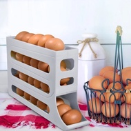 Minimalist Tiered Egg Rack Automatic Egg Storage Rack Contents 30 pcs Egg Holder Automatic Scroll Eg