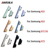 Power & Volume Button Key Housing Side Button Ribbon For Samsung A52 A53 A73 A72 5G Power Button + V