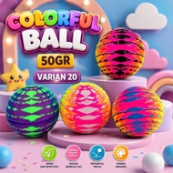 Colorful rubber balls, beautiful colors, toy balls