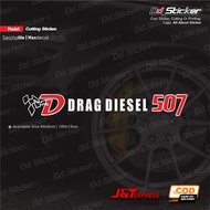 Drag Diesel 507 Sticker (Cutting Sticker)