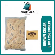 [250PCS] BROWN SUGAR SACHET 5GM | GULA PERANG PAKET HOTEL