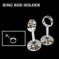 CLEARANCE Bathroom Towel Rod Hollow Bracket Rod Holder Besi Penyankutan Langsir Curtain Ring Rod Holder Toilet