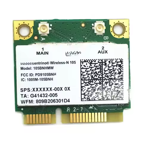 Wireless Card for Intel Centrino Wireless-N 105 105BNHMW N105 Mini PCI-E 802.11b/g/n 150Mbps Card