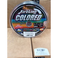 BERKLEY SUPER FIRELINE COLOURED FISHING LINE TALI BENANG