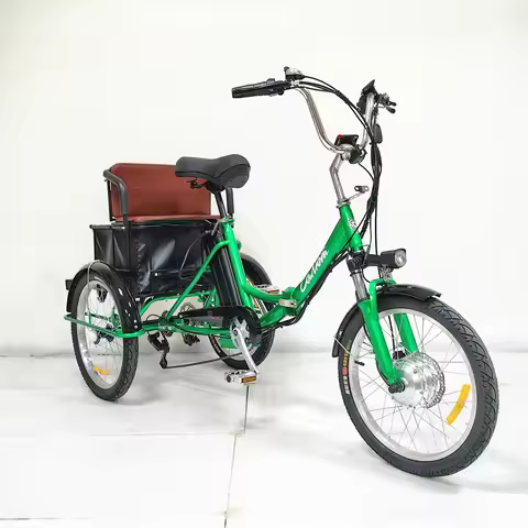Open 48V 350W Motorized City Electric Tricycles 3 Wheel Cargo Bike Passenger Bike etrike with adult 