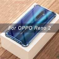 OPPO Reno 2 Soft Case Transparent With Bumper Cushions Phone Case Shockproof