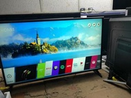 二手中古LG49吋4k電視，2017年，可連網，型號49UJ630T，保固3個月，請加line帳號chin0290或打電話0955318576詢問