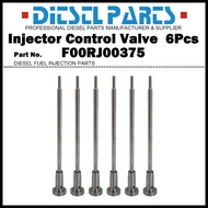6Pcs Common Rail Fuel Injector Control Valve F00RJ00375 FOORJ00375 for Mitsubishi Fuso Trucks Buses 