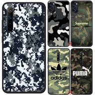 OPPO A93 A92S A92 A91 A72 A54 A53 A52 A32 A31 A8 A15 A15S F15 Soft Silicone Phone Case UF15 Army Cam