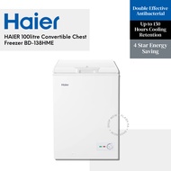 HAIER 100L / 142L / 200L Antibacterial Fast Freeze Chest Freezer (BD-138HME / BD-188HMC / BD-248HME)