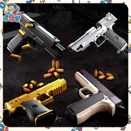 Semi-Automatic Desert Eagle Throwing Shell Continuous Shooting Toy Gun Soft Bullet Safely Outdoor CS