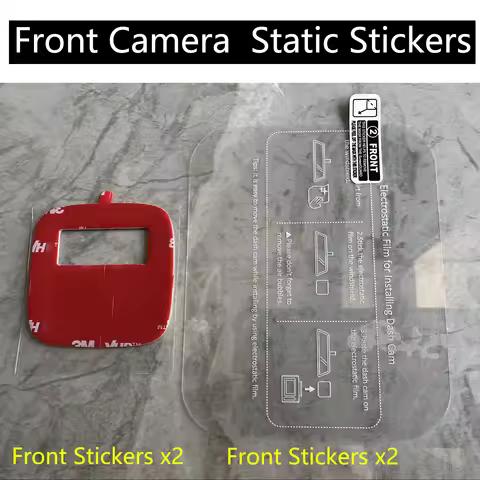 for Baseus Dash Cam Sticker and Static Stickers for Baseus Rear Camera Stickers 2pcs