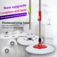 Rotating Mop Rod Household Kitchen Floor Mop Rod Replacement Stainless Steel Mop Handle Cleaning