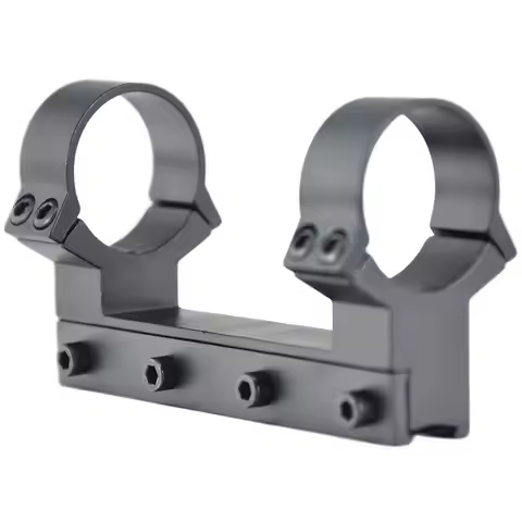 Shooin Optics Mount Ring 25.4mm 30mm Tube / 11mm Dovetail 20mm Weaver Base