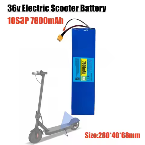 36V Li-ion Battery 7.8Ah 18650 Lithium Battery Pack 10S3P 7800mAh 250W-500W 42V Electric Power Batte