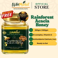 [BUY1 FREE1!] Rainforest Acacia Honey Madu Borneo Sarawak 250g (Borneo)