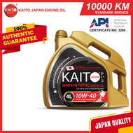 Kaito Japan 10W40 Semi Synthetic Engine Oil API CJ4/SN 4 Liters