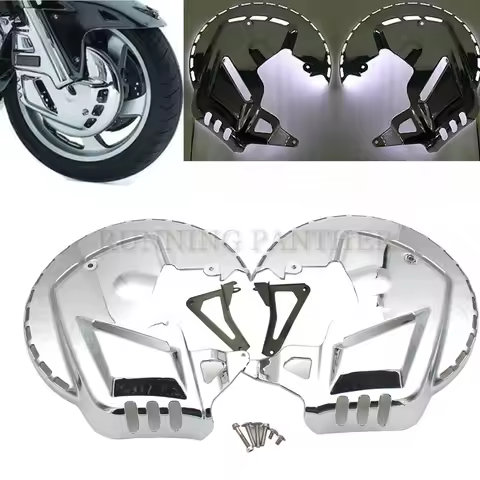 Brake Disc Rotor Covers Red LED 2001-2014 For HONDA F6B 2013-2015 2014 For HONDA F6B 2013-2015 2014 