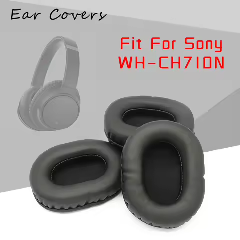 Ear Pads For Sony WH CH710N WH-CH710N Headphone Earpads Replacement Headset Ear Pad PU Leather Spong