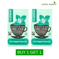 CLIPPER PEPPERMINT ORGANIC TEA 25 BAGS Expiry date: Nov 2, 2025