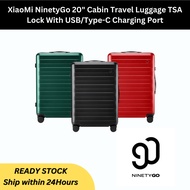 XiaoMi NinetyGo 20" Cabin Travel Luggage TSA Lock With USB/Type-C Charging Port