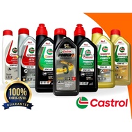 100% ORIGINAL CASTROL DEALER 4T ENGINE OIL POWER 1 ACTIV SCOOTER FULLY SEMI SYNTHETIC 5W40 10W40 10W