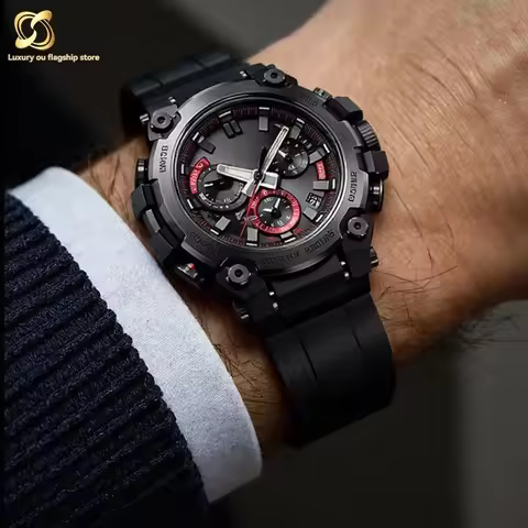 for High quality G-SHOCK Casio watch MTG-B3000 series sports waterproof silicone watch with metal he