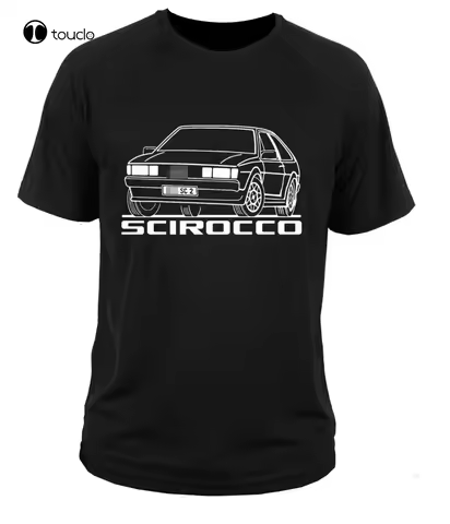 Brand Clothing Tees Casual Print T-Shirt Harajuku Men Top T Shirt Scirocco Mk2 Oldschool Car Fans De