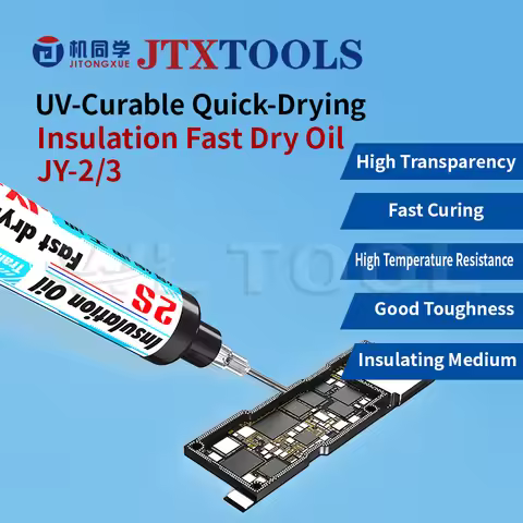 JTX JY-2/3 UV Insulation Varnish Fast Curing 2S Electronic Potting Compound Waterproof Sealant for P