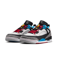 Spizike Low Fashionable & Comfortable Low-Top Retro Basketball Shoes, Men, Black & White, IM7425-004