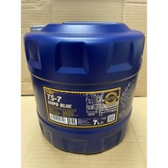 MANNOL TS-7 UHPD BLUE FULLY 10W-40 7L ENGINE OIL MINYAK HITAM 7LITERS 10W40 10 40 10-40 10W 40