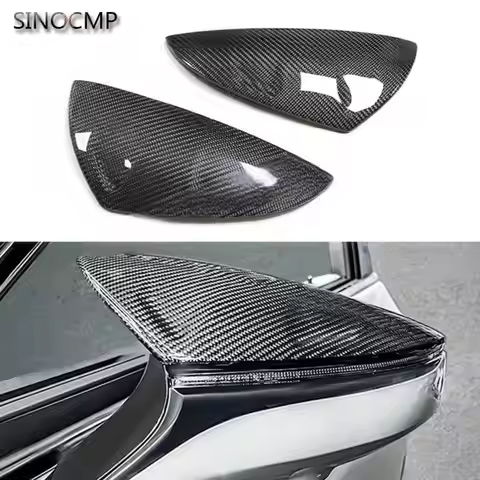 2Pcs M Style Mirror Cap Cover For 2021-2024 Lexus Is300/Is350/IS500 Carbon Fiber Mirror Cover Cap Ca