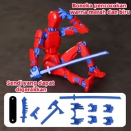 3D DIY Gifitdeformate ion robot/ Toys Robot Toys Assembly Robot Moving Multi-sendi