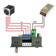 (BGOP) -SMC02 Stepper Motor Driver Controller Integrated Board Forward/Reverse Pulse Speed Angle Con