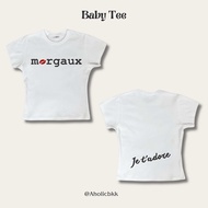 AHOLICBKK | เสื้อทรง BABY TEE MARGAUX