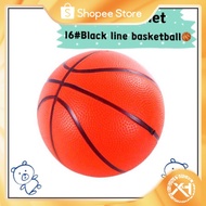 Inflatable basketball ball 16cm soft ball mesh bag/toys/beach ball/ball/for kids/playing ball