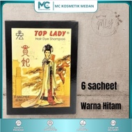 TOP LADY Hair Dye Shampoo sachtes