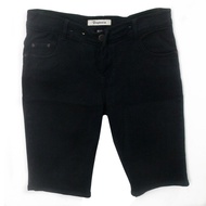 Celana Pendek Jeans EUPHORIA polos ( Melar ) Hitam