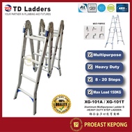 TD [ XG-101A / XG-101T ] HEAVY DUTY Aluminum Multipurpose Ladder B 铝合金多功能弯角梯