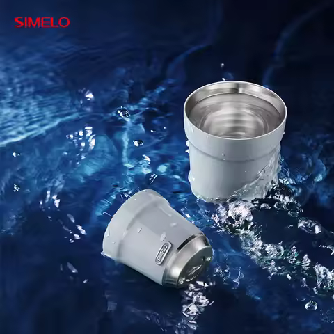 SIMELO Coffee Cup 316L Stainless Steel vacuum Latte espresso Aesthetic Coffee Mug reusable barista p